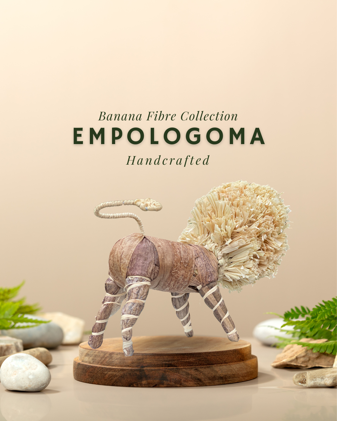BananArt: Handcrafted Figurines Made from Sustainable Banana Fibre
