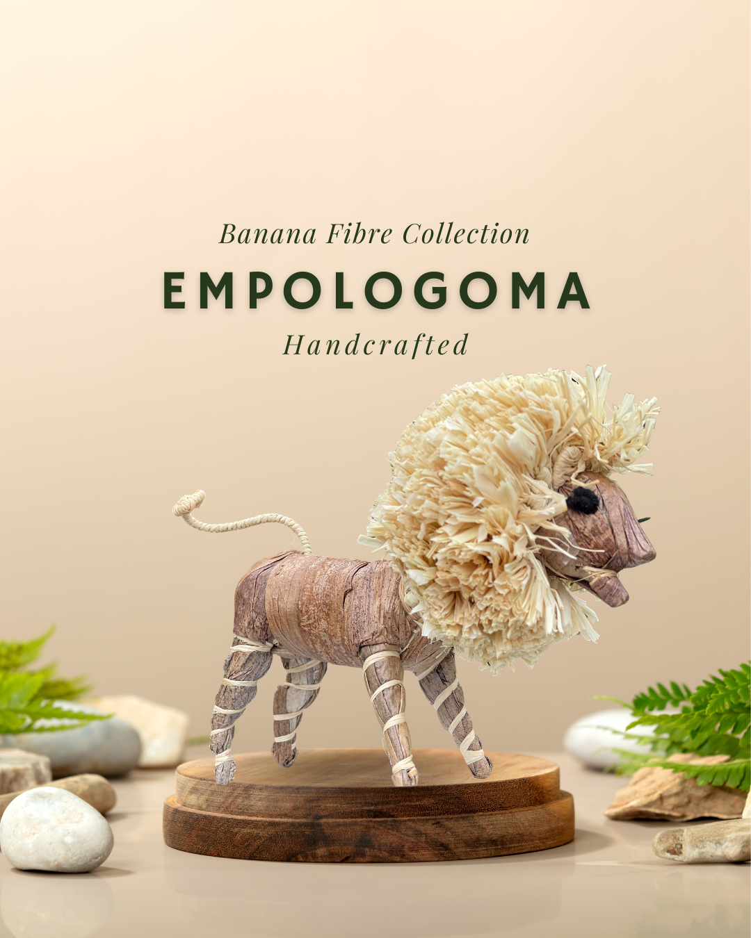 BananArt: Handcrafted Figurines Made from Sustainable Banana Fibre
