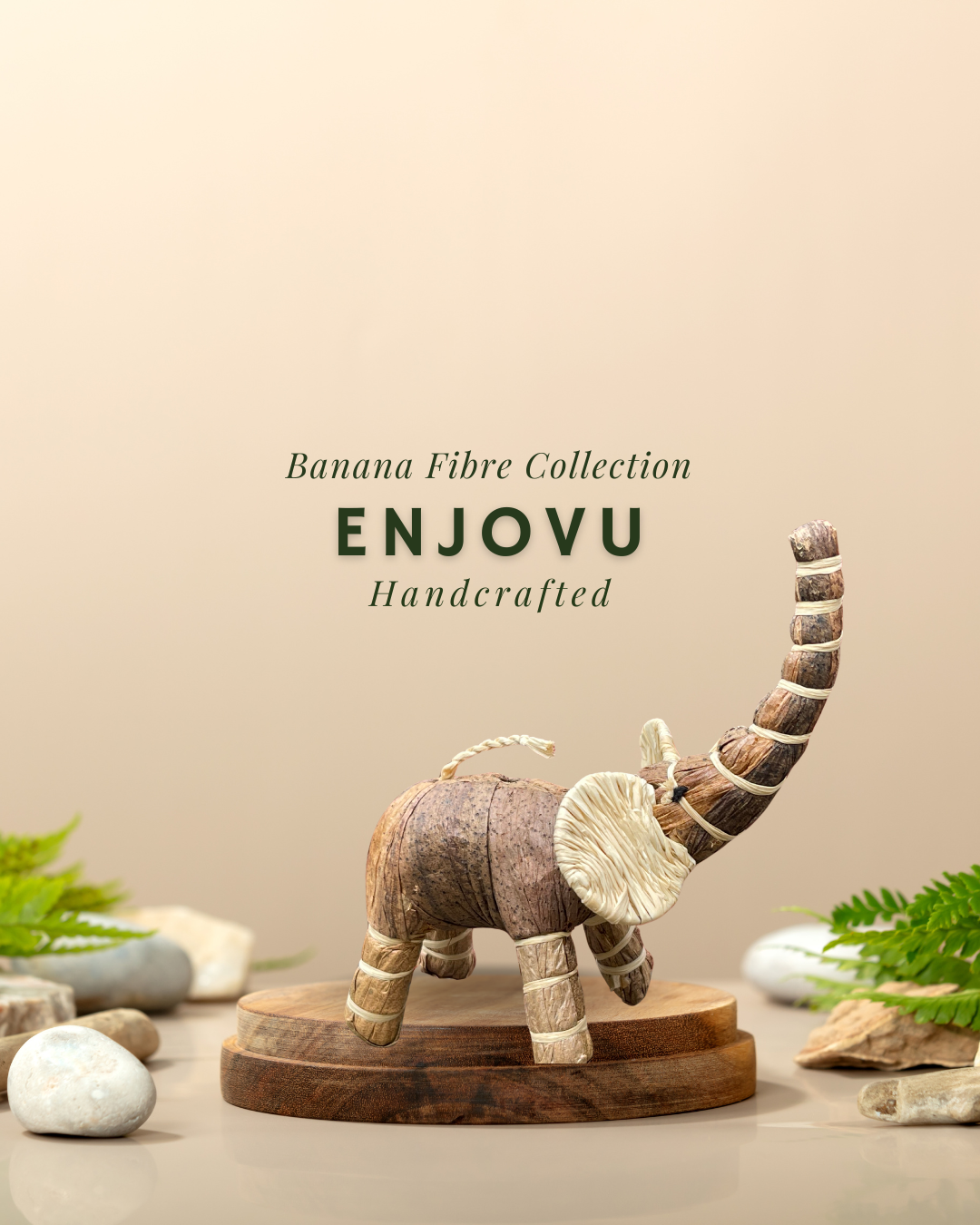 BananArt: Handcrafted Figurines Made from Sustainable Banana Fibre